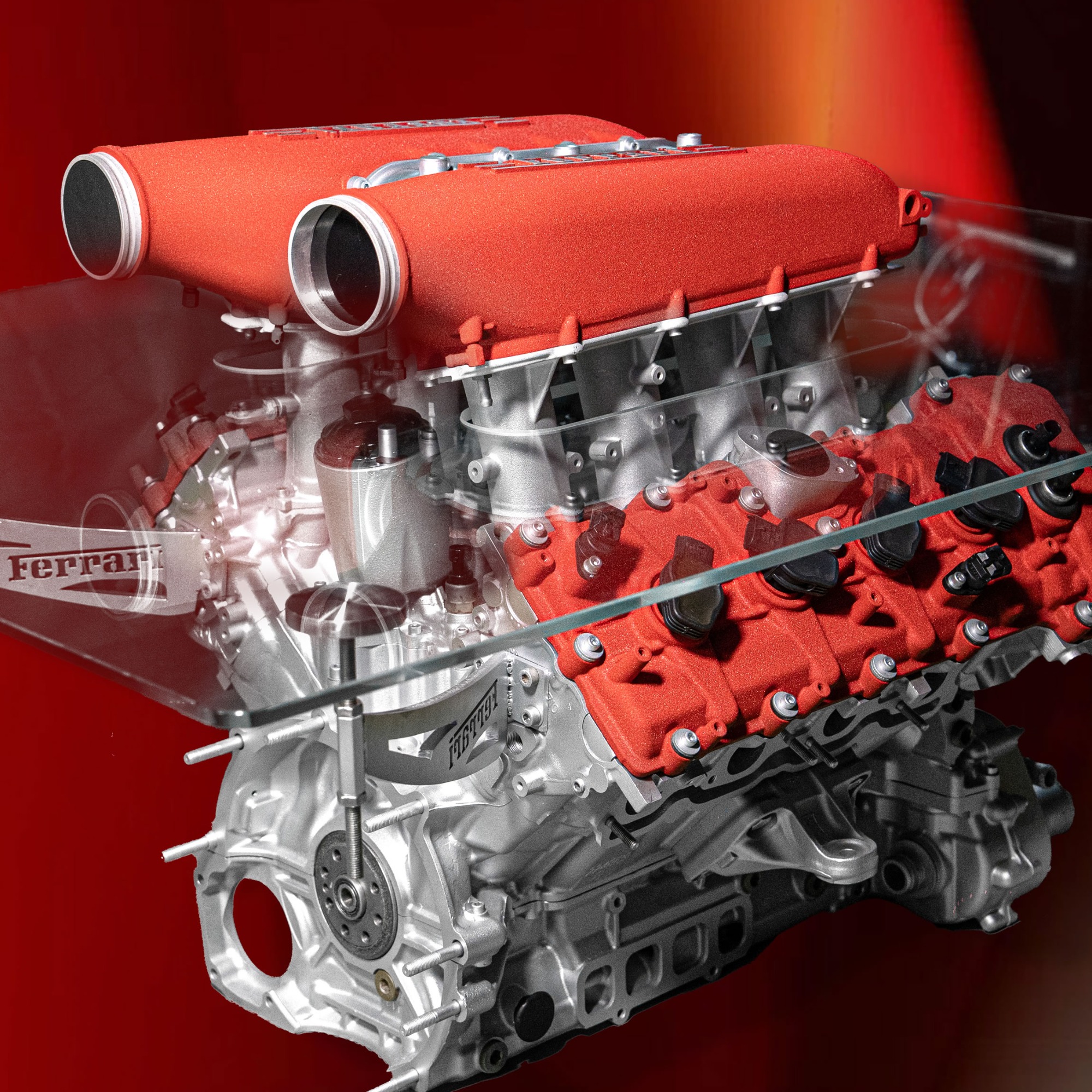 Ferrari 458 Engine Coffee Table