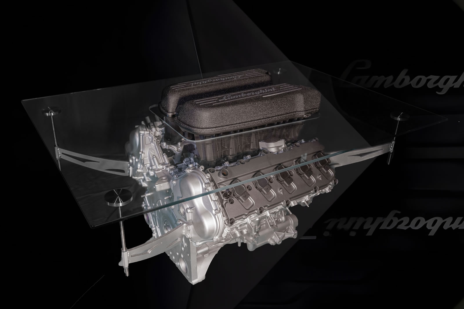 Lamborghini V10 Engine Coffee Table